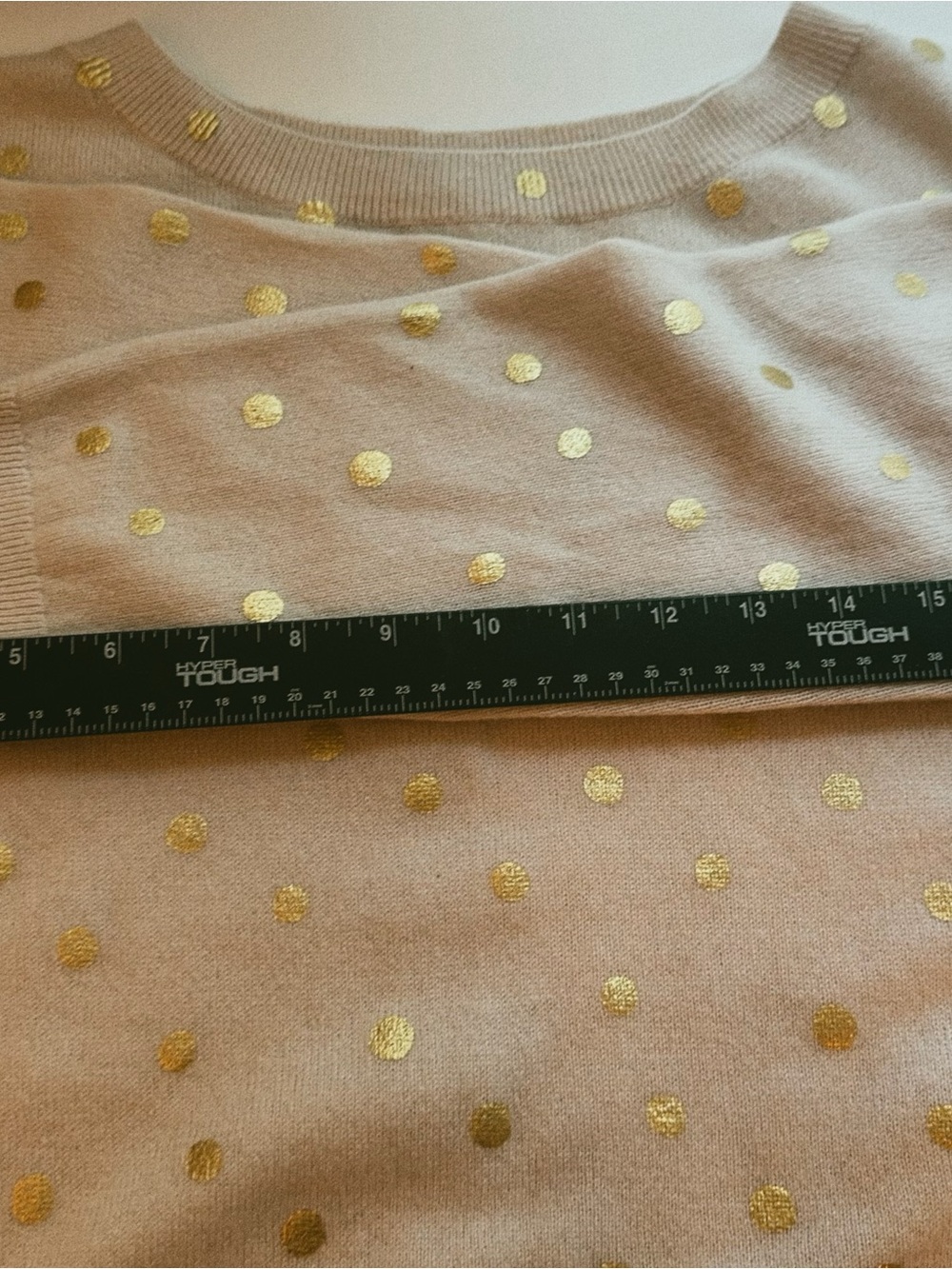 100% Cashmere Garnet Hill Cream Puff & Gold Dust Side Button Sweater M - Picture 6 of 10